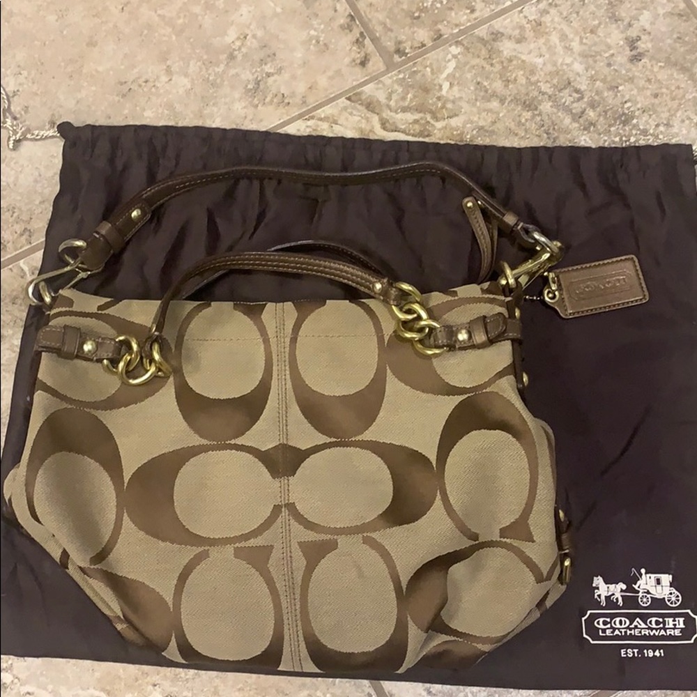 Brown Coach Hobo bag